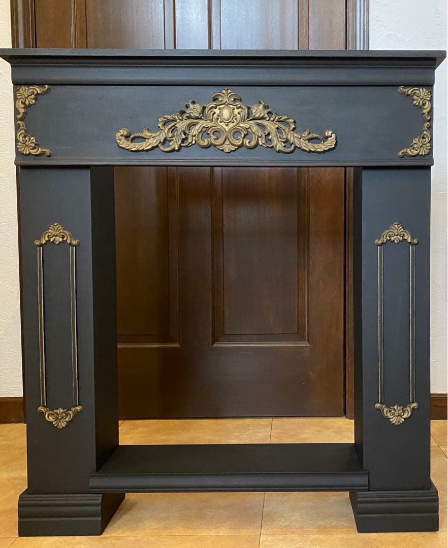 簡単組み立て✴︎マントルピース(棚板付き)