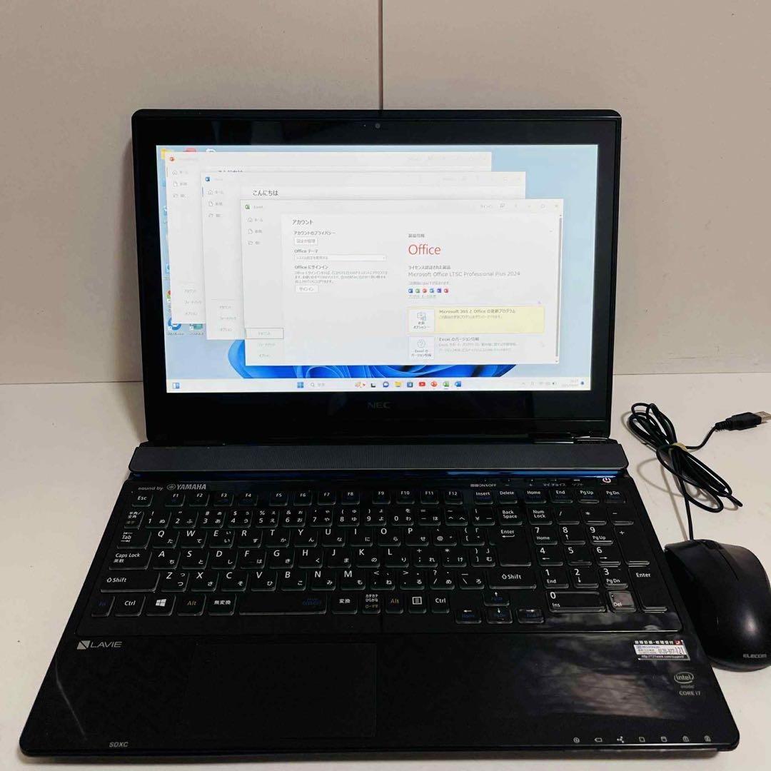 T388 NECノートパソコンi7メモリ8Gサクサク動くWindows11
