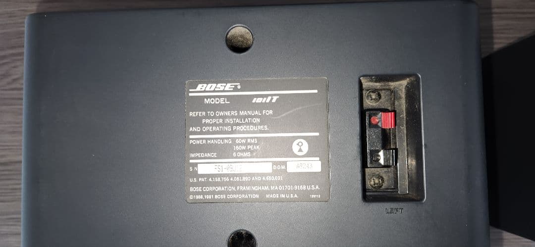 BOSE 101IT イタリアーノ made in USAモデル