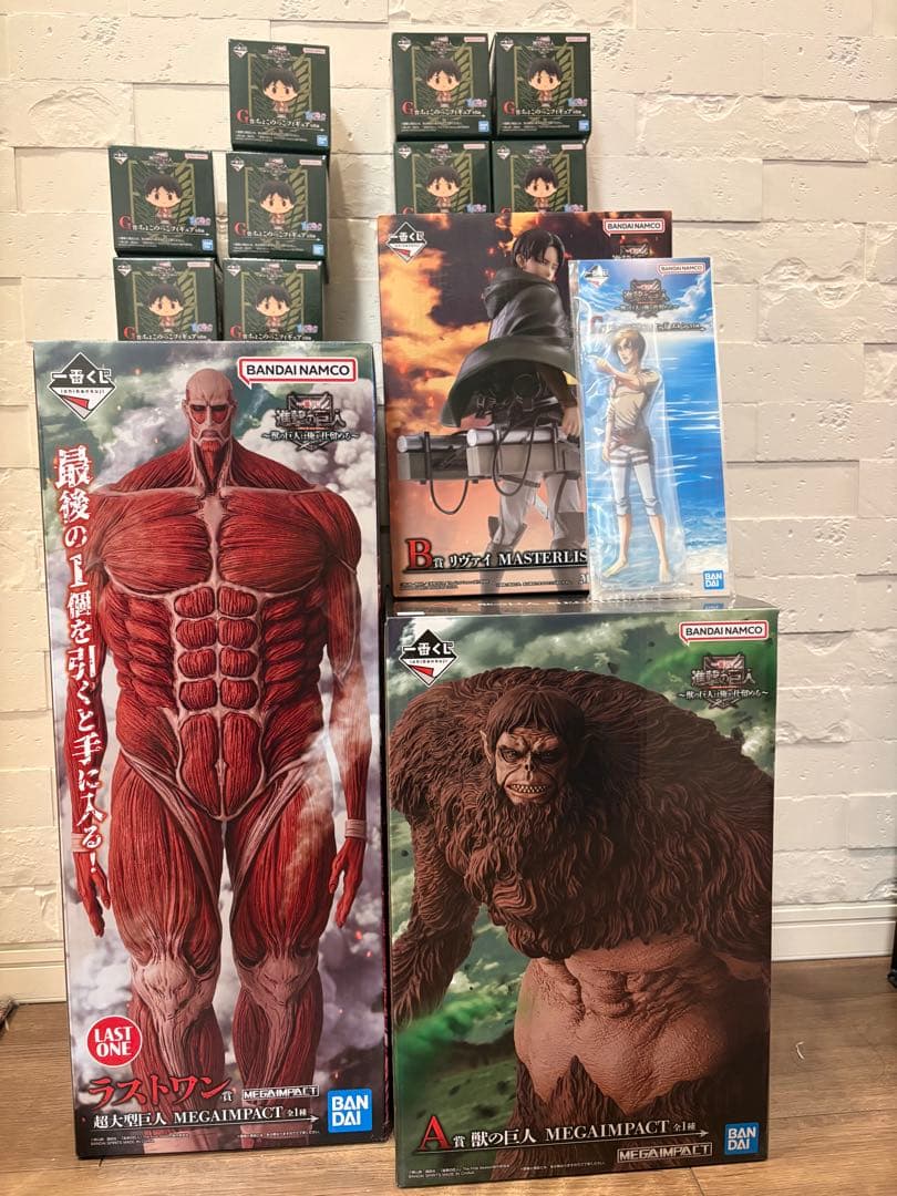 進撃の巨人 ラストワン賞 A賞 B賞 ➕ C賞 下位賞おまけ付き