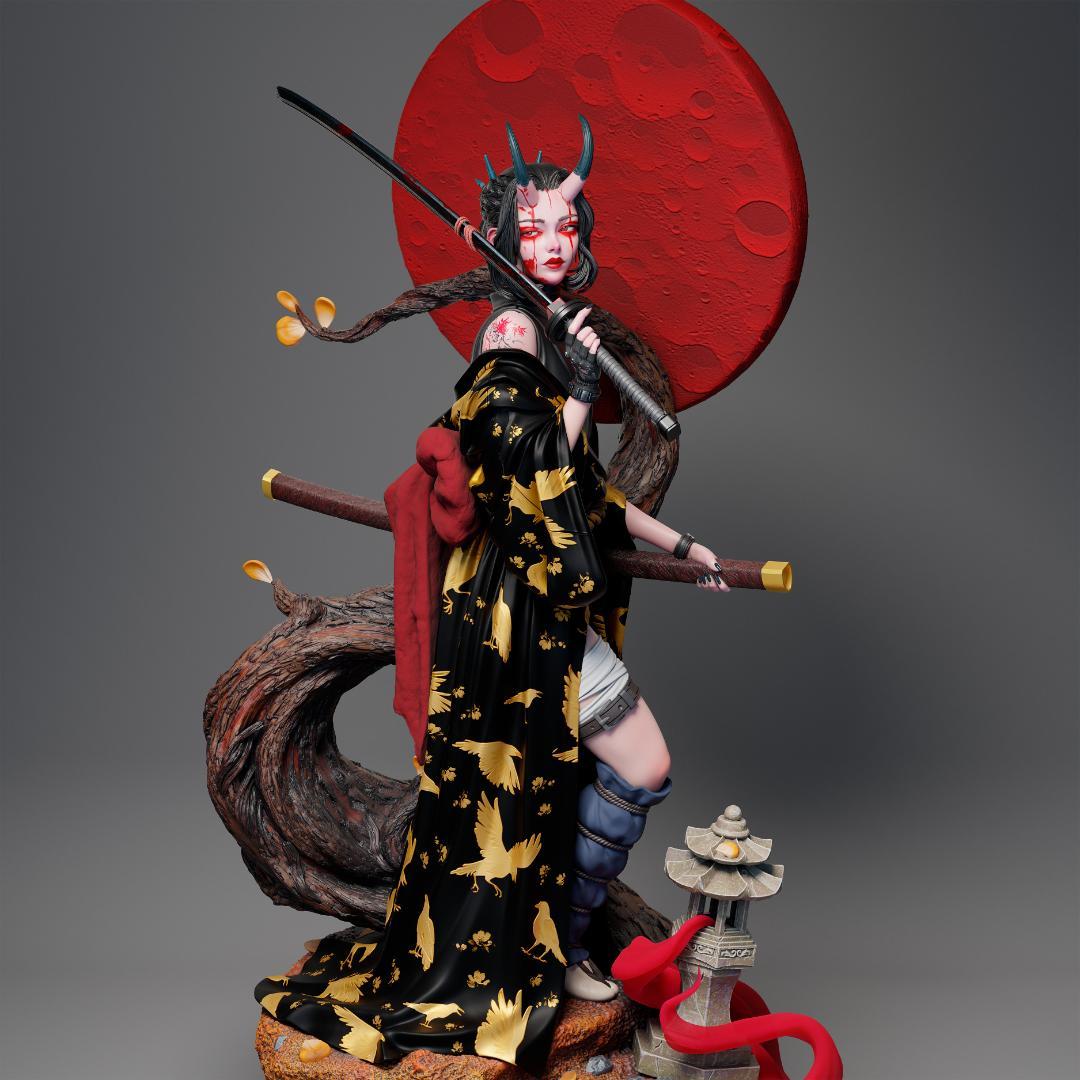 1/9　未塗装未組立　【オニ オリジナル CA3D】フィギュア　ガレージキット