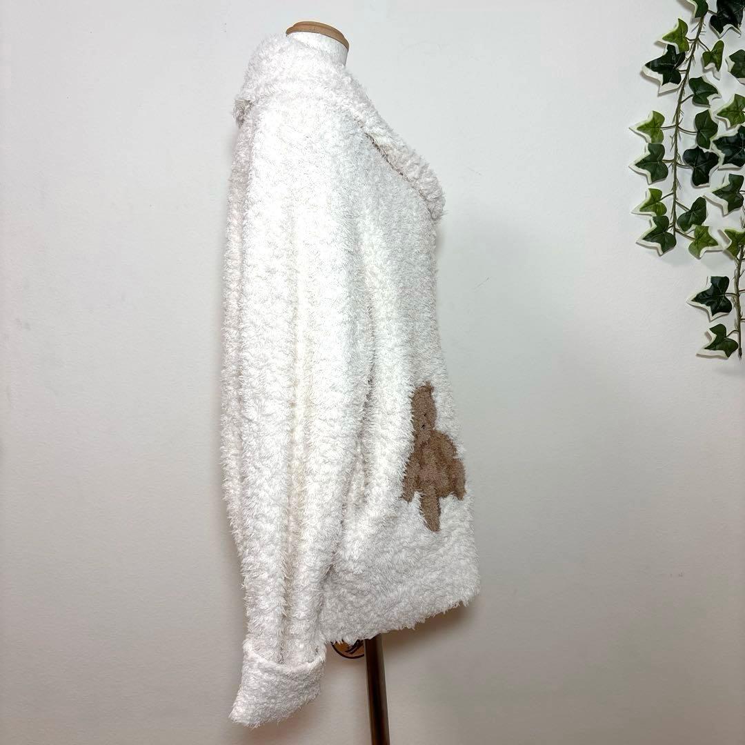 【新品】ジェラートピケ ジェラートスノーベアジャガードショールカーディガン