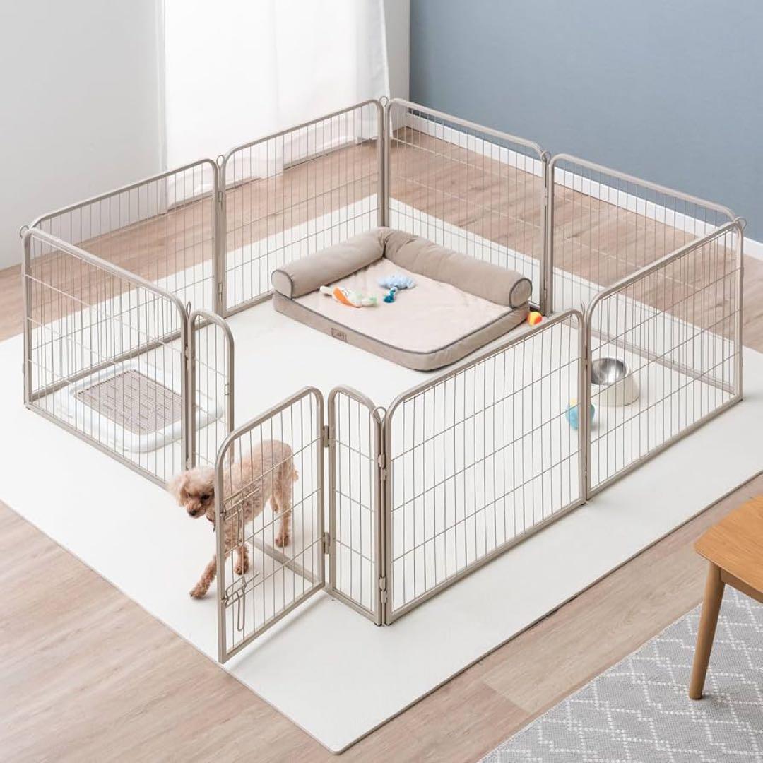 タンスのゲン ペットサークル 高さ 60cm バリアフリー (89032)