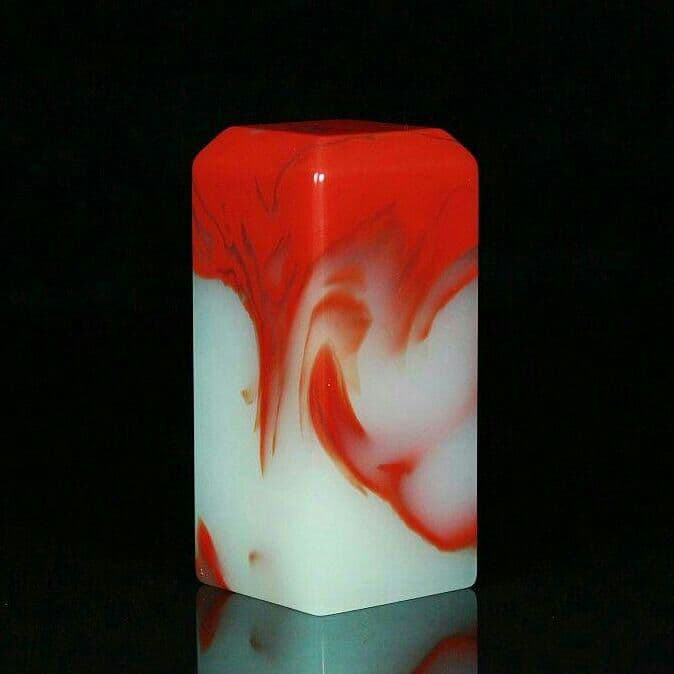 希少天然鶏血玉色五色玉六点は収蔵品を売ります。h6