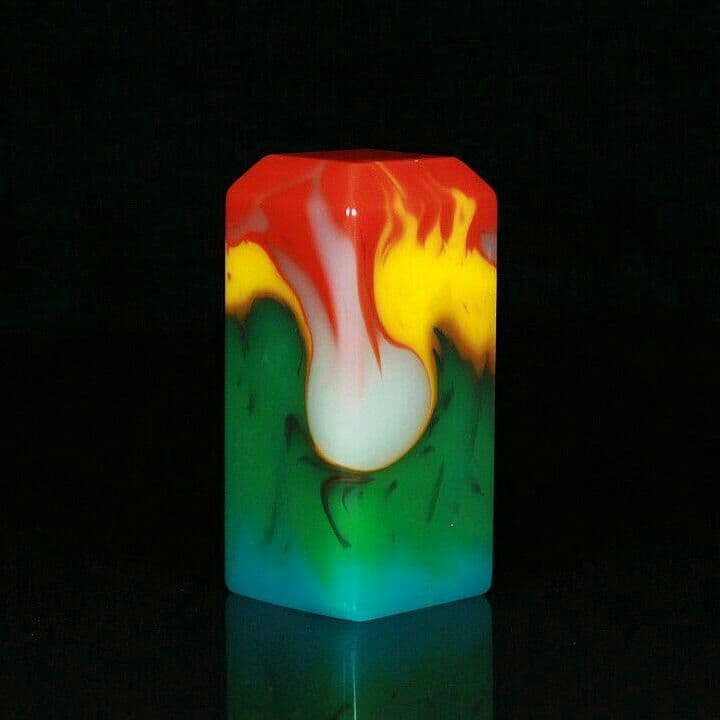 希少天然鶏血玉色五色玉六点は収蔵品を売ります。h6