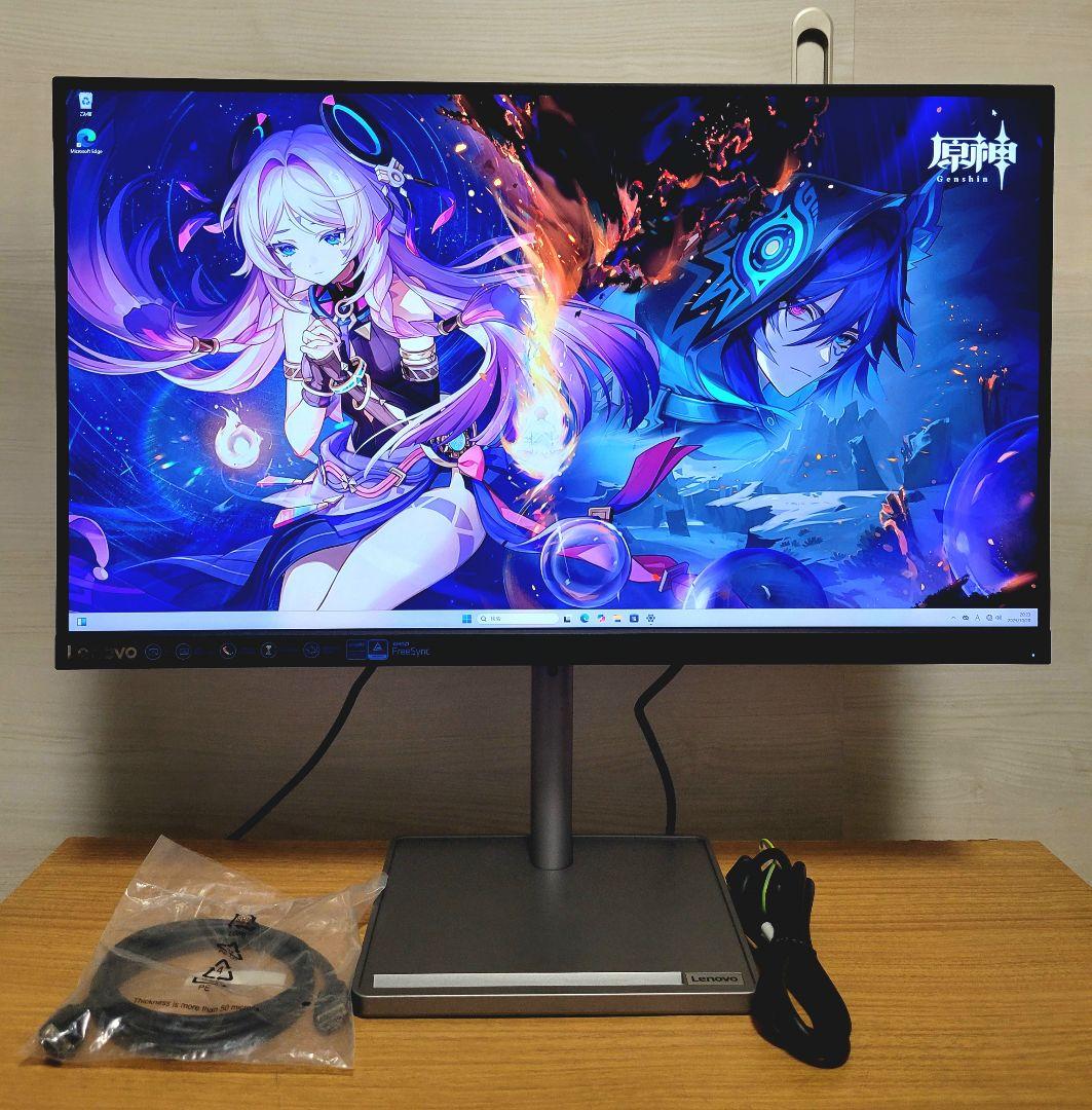 美品　Lenovo　28インチ 4Kゲーミングモニター L28u-35