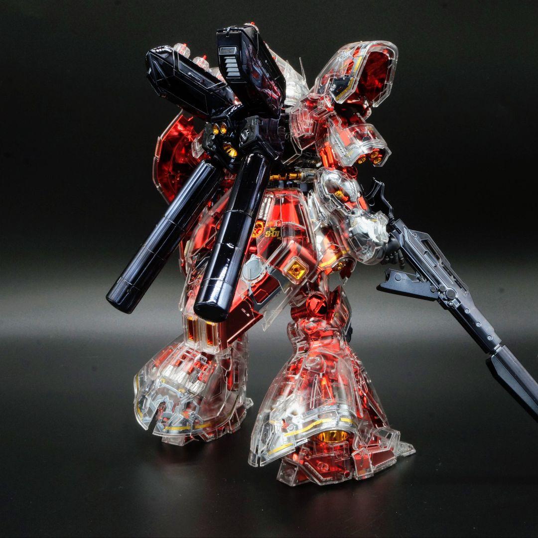 完成品【メッキ加工】MG サザビー ver.ka メカニカルクリア ガンダム