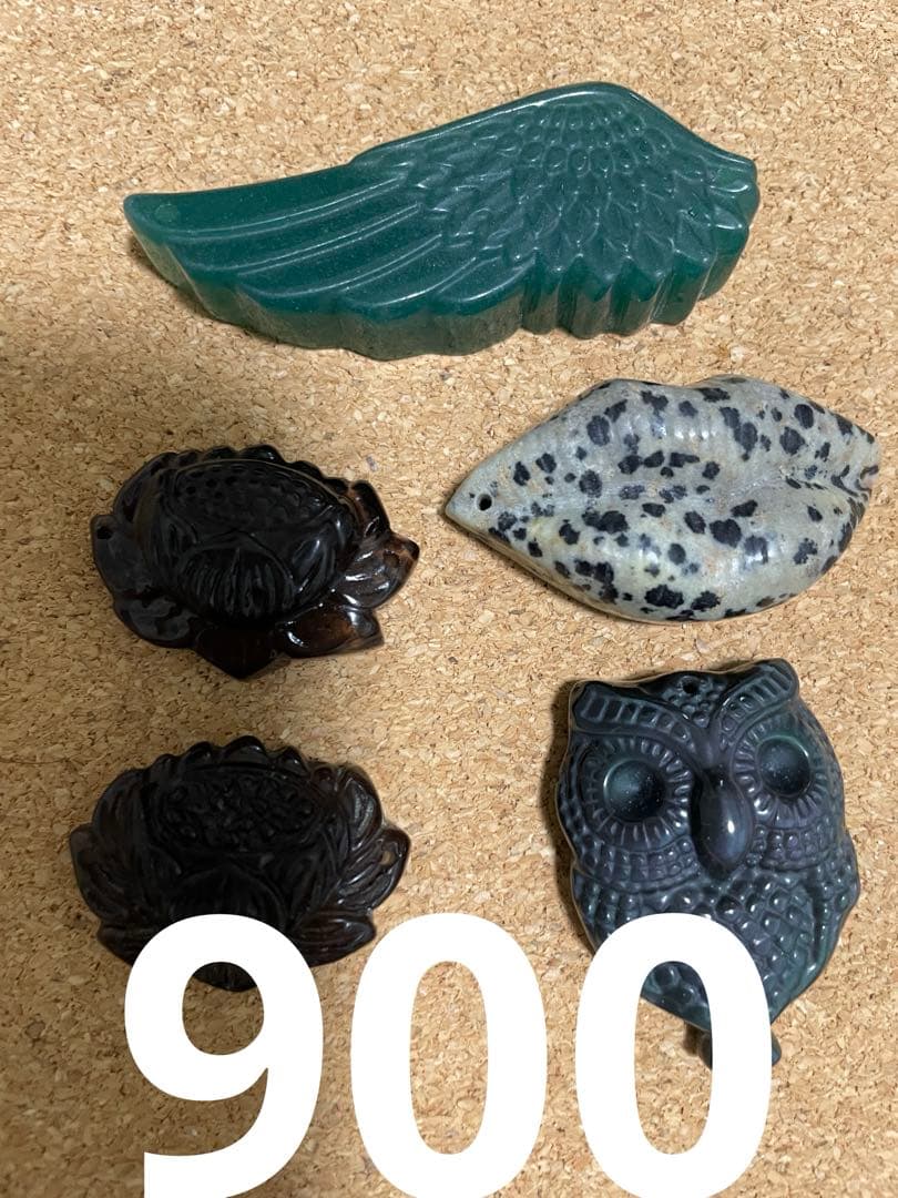 カルサイト 薔薇 ブラウンサンムーンストーン ブレスレット