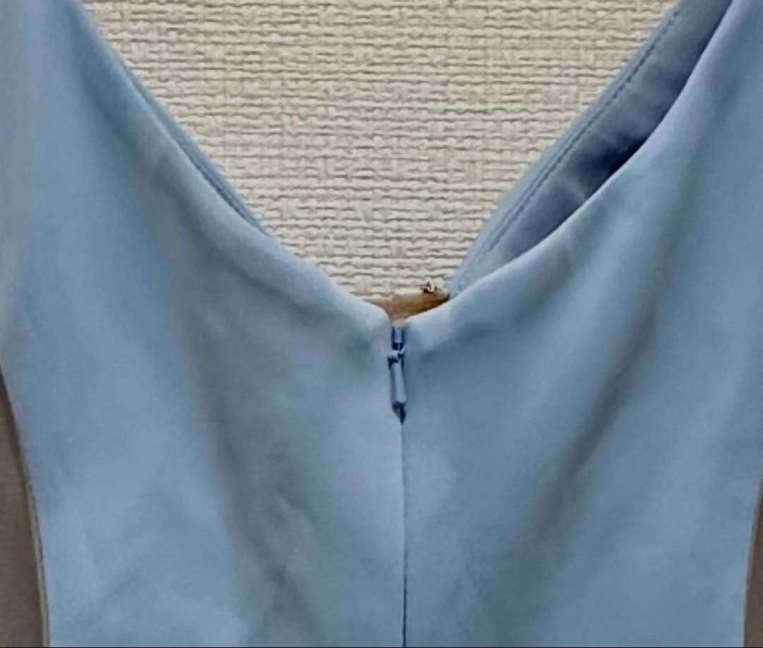 AR ドレス Mサイズ 水色 ビジュー キャバドレス スリット