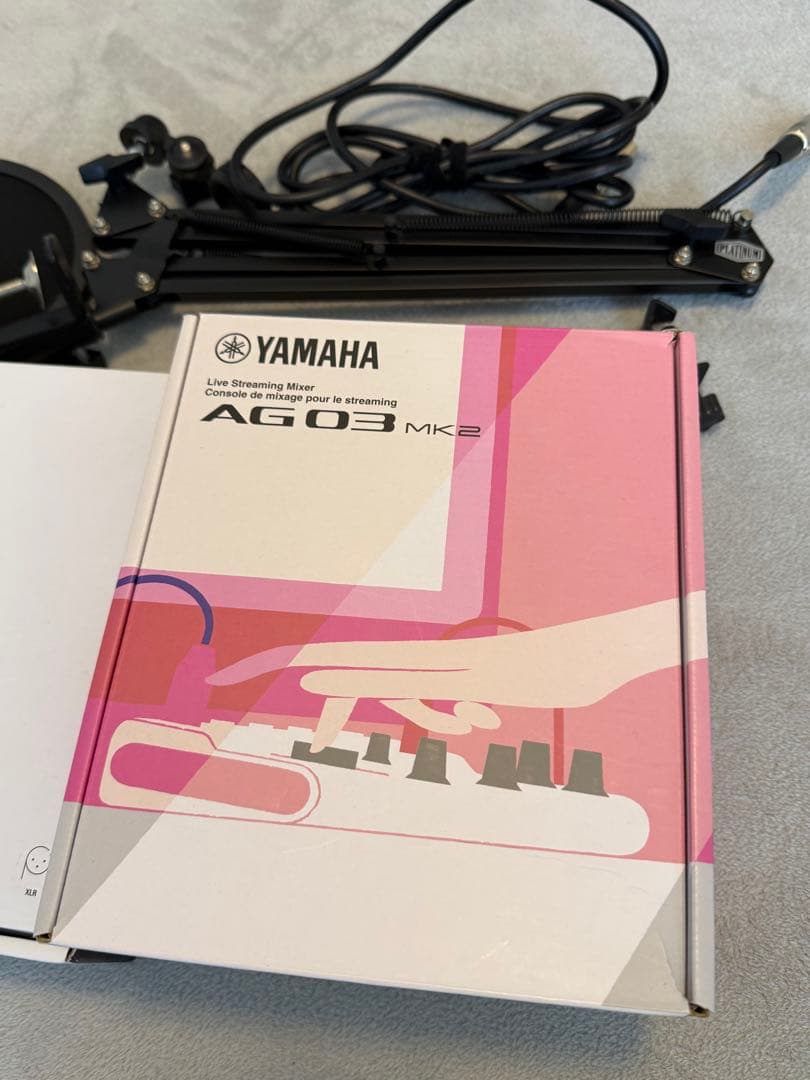 美品 配信セット一式Yamaha AG03 audiotechnica