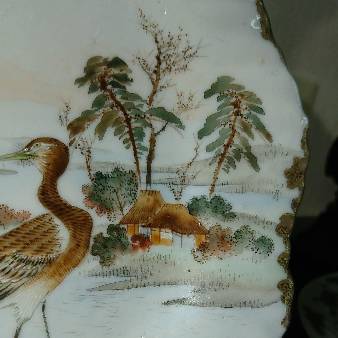 横浜絵付 貝皿 明治時代 里帰り