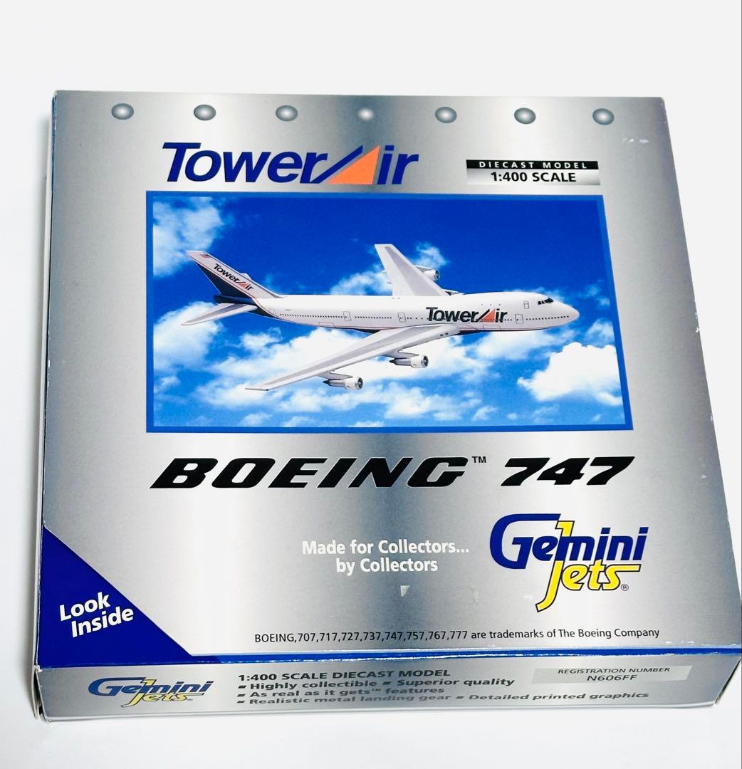 航空機・ヘリコプター Gemini 1/400 B747-136 Tower Air