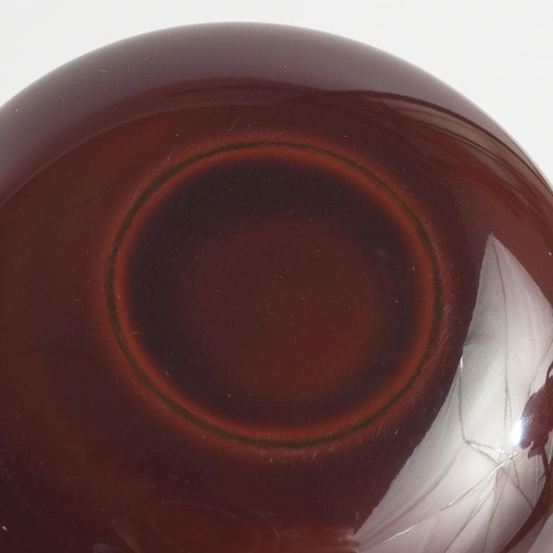 茶道具　武司作　鈴虫蒔絵　内金溜　香合　共布共箱　V　9517