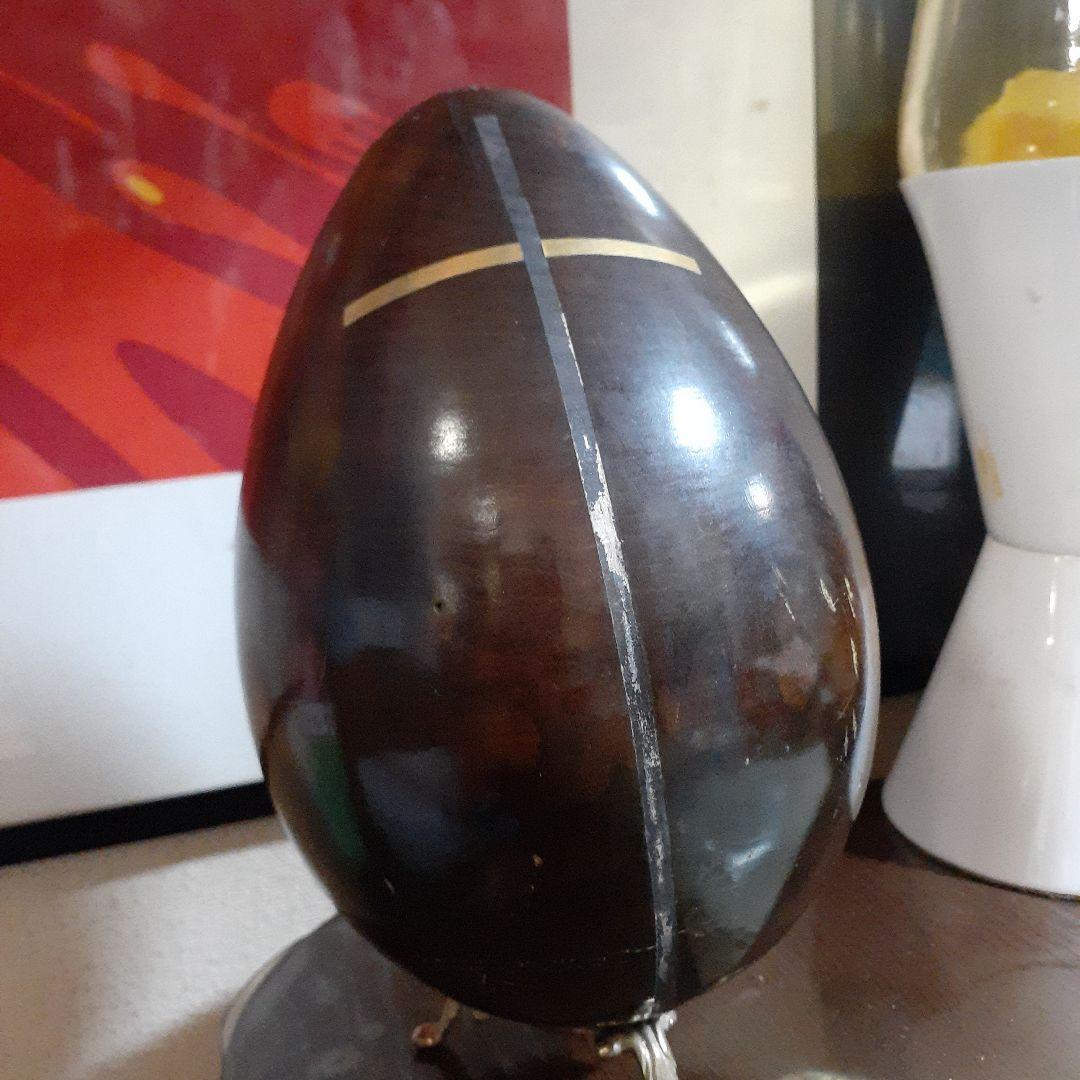 ビンテージ　キリスト様　イースターエッグ　木製アイコン　卵型　ミッドセンチュリー