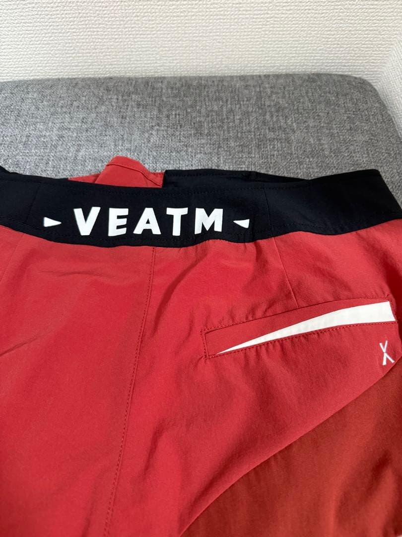 VEATM ビートム サーフパンツ 水着赤黒Sサイズ