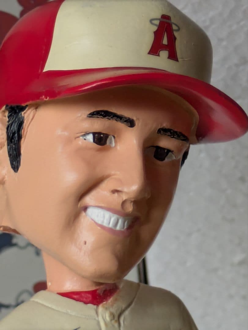 大谷翔平、 マイク・トラウト ダブルボブルヘッドフィギュア