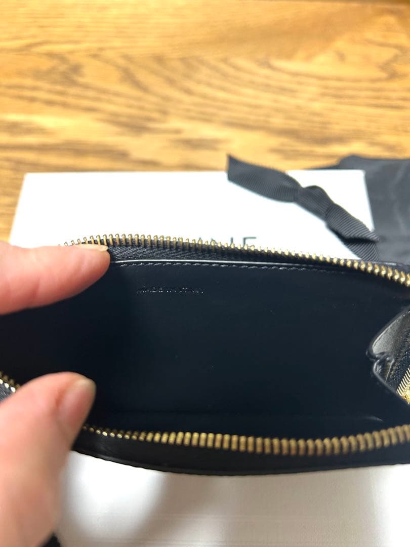 ★★★ちゃま★★★12/30迄★セリーヌ★ジップ付ロングカードホルダー★