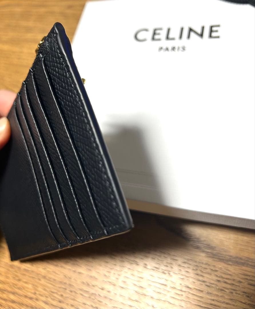 ★★★ちゃま★★★12/30迄★セリーヌ★ジップ付ロングカードホルダー★