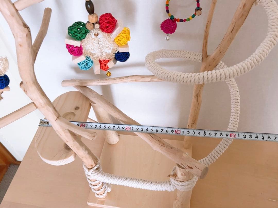 白樺　ロープパーチスタンド♪おもちゃ付きஐ