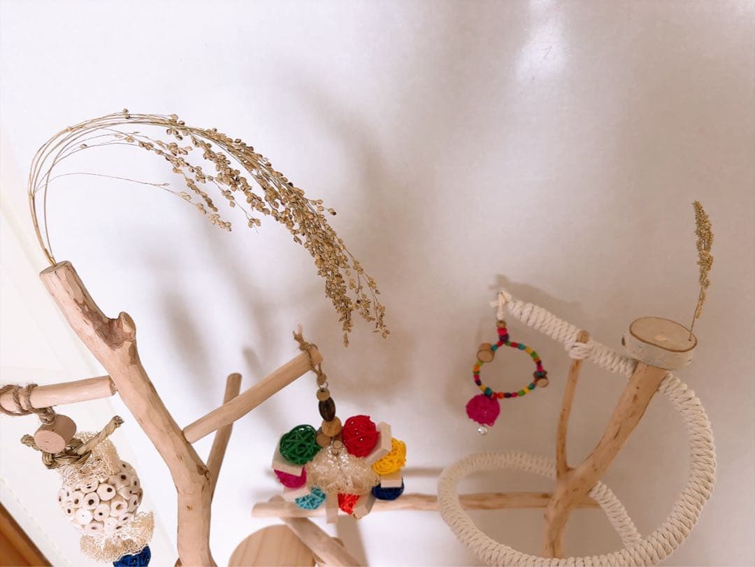 白樺　ロープパーチスタンド♪おもちゃ付きஐ