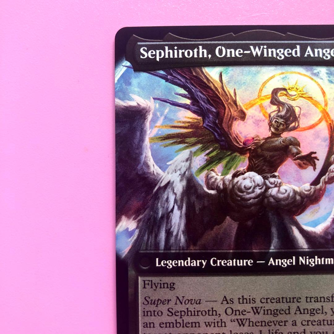 MTG 威名のソルジャー、セフィロス 拡張アート　foil