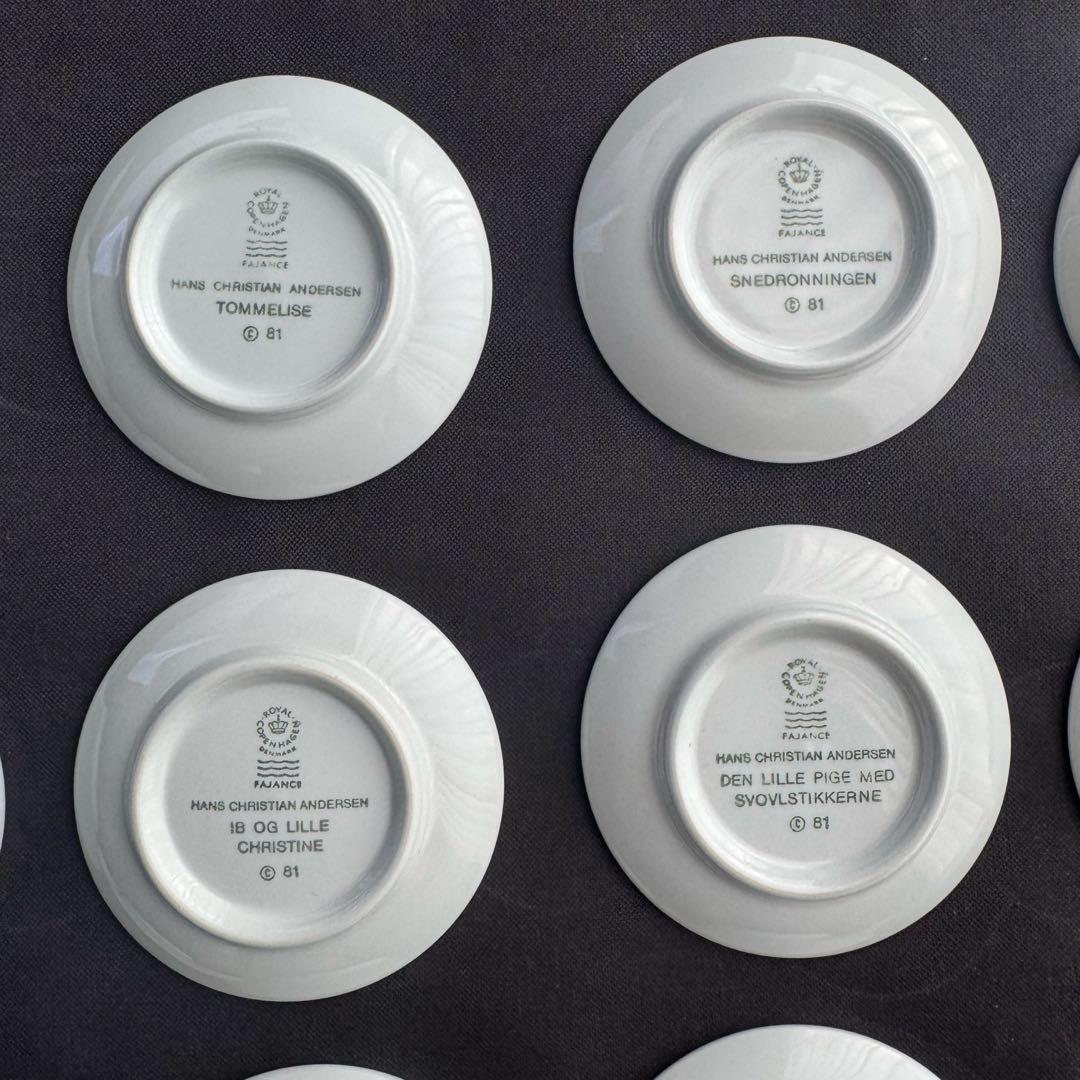   アンデルセン8cmミニチュアプレート25枚
