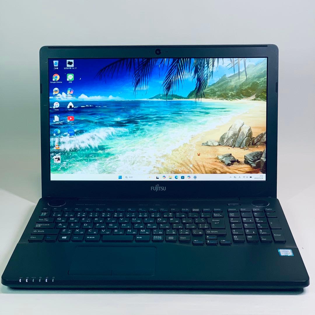 Core i7✨SSD1TB✨32GB✨カメラ✨ブラック✨富士通✨ノートパソコン