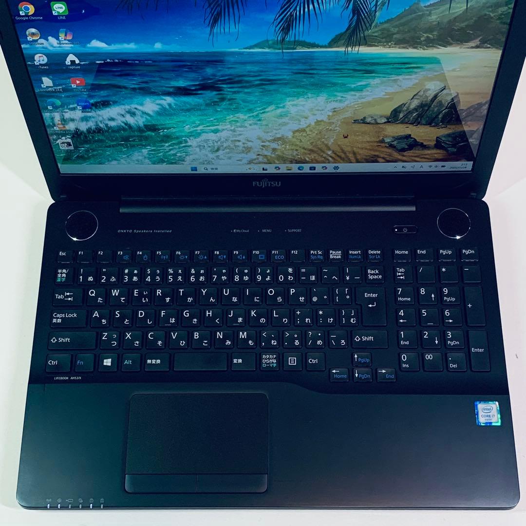Core i7✨SSD1TB✨32GB✨カメラ✨ブラック✨富士通✨ノートパソコン
