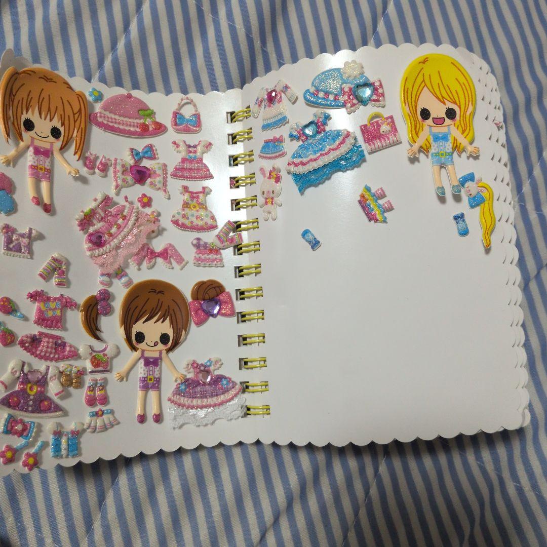 平成女児 平成レトロ シール帳 当時物 ぷっくりシール有