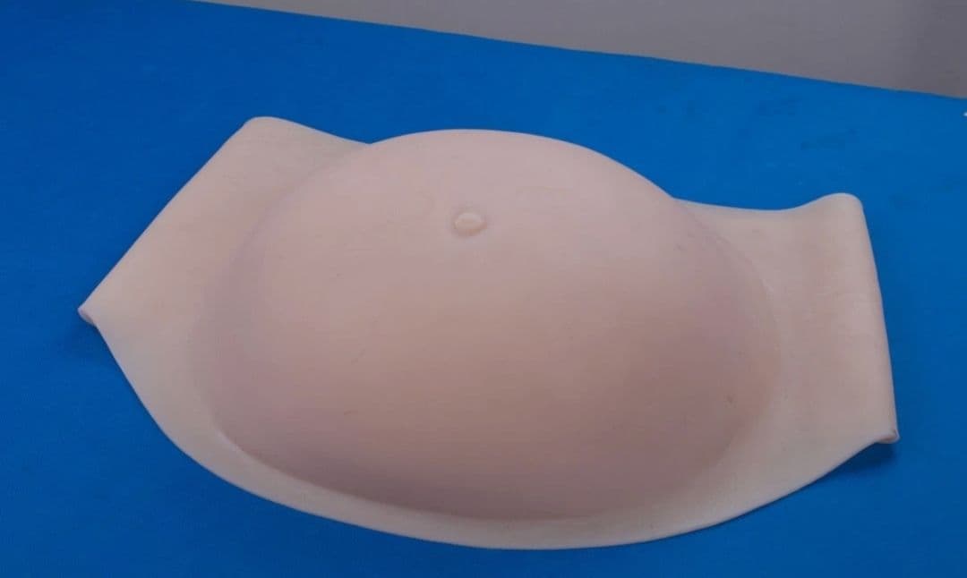 コスプレ 妊婦腹 シリコン偽腹 シリコン太鼓腹 8〜10ヶ月 4600g?