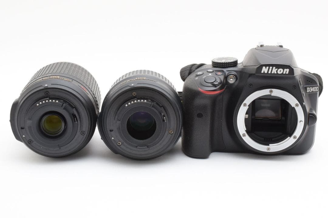 良品　2543カウント D3400 ダブルズーム/スマホ転送/SD64/フィルム