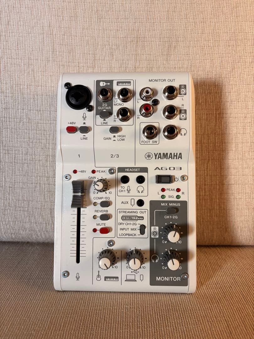 YAMAHA AG03MK2 オーディオインターフェース ミキサー 本体のみ美品