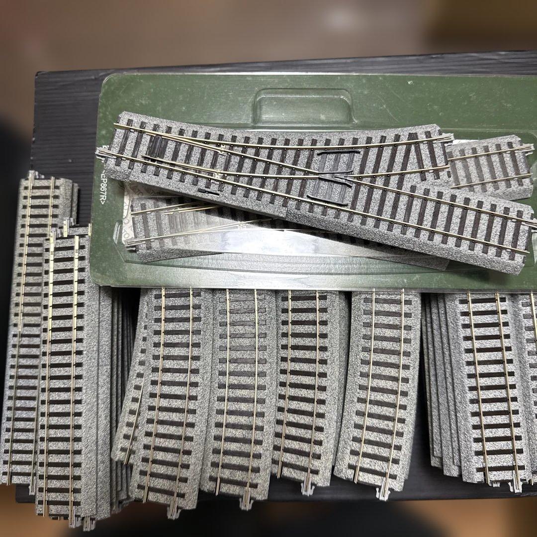 ［ジャンク］鉄道模型　HOゲージ　KATO ユニトラック他　各種レール　114本