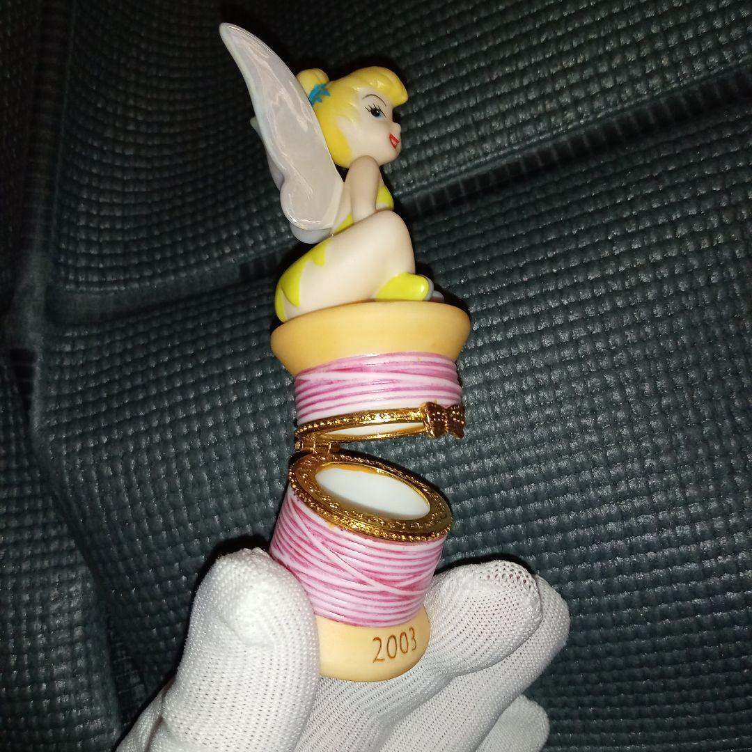 【希少品】【可愛い】ティンカーベル　2003年クリスマス　ヒンジボックス