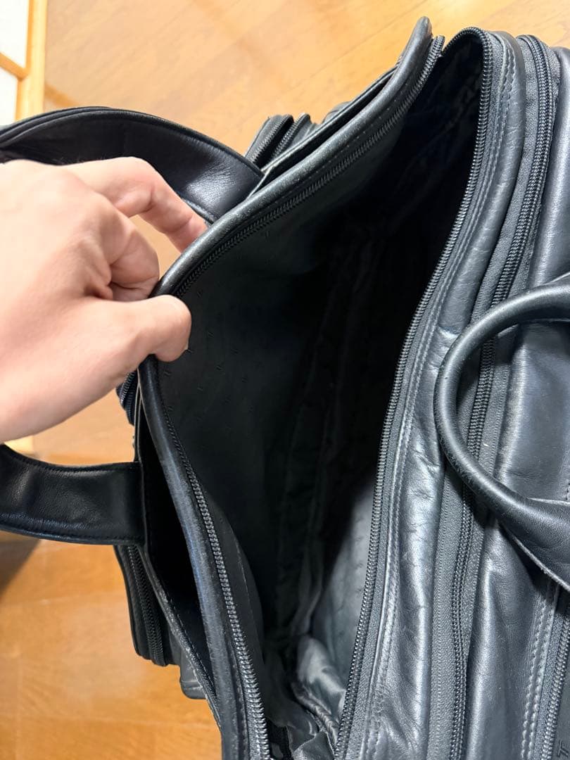 TUMI トゥミ 96141D4 レザー　ブリーフケース黒