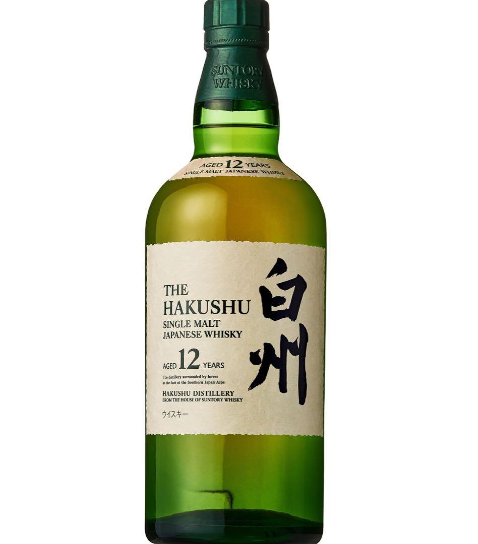 Suntory Hakushu 12年 シングルモルトウイスキー 700ml