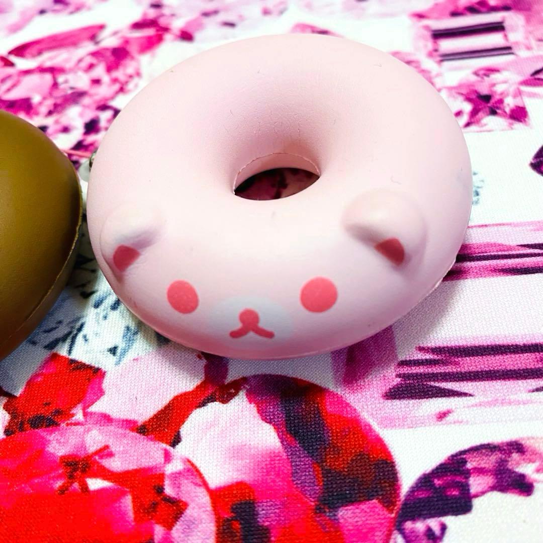つんで、もちふわ。リラックマ♡ストラップ♡キーホルダー♡ドーナツ♡スクイーズ♡