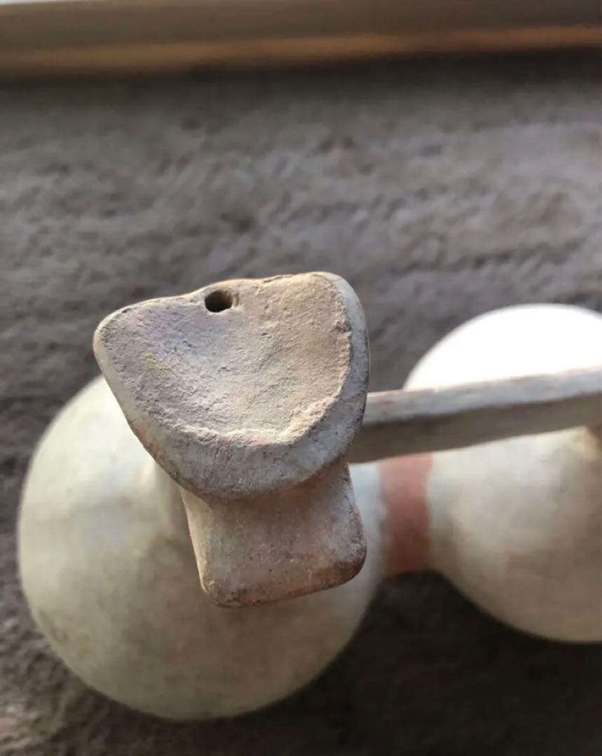 本日発送限定お値下げ中 古代アンデス文明 注口双胴土器 ペルー