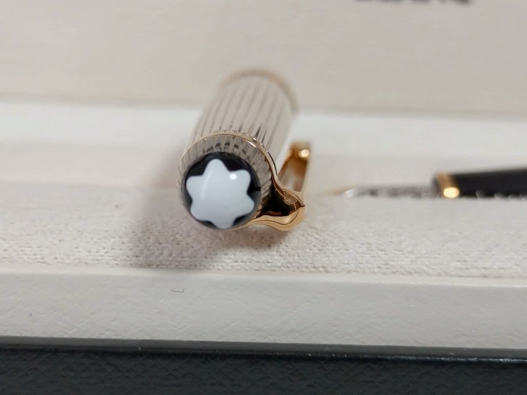 MONTBLANC　モンブラン　万年筆M　ソリテール1441 ドゥエ　Ag925