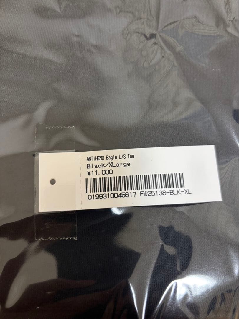 トップス Supreme x ANTIHERO Eagle L/S Tee Black