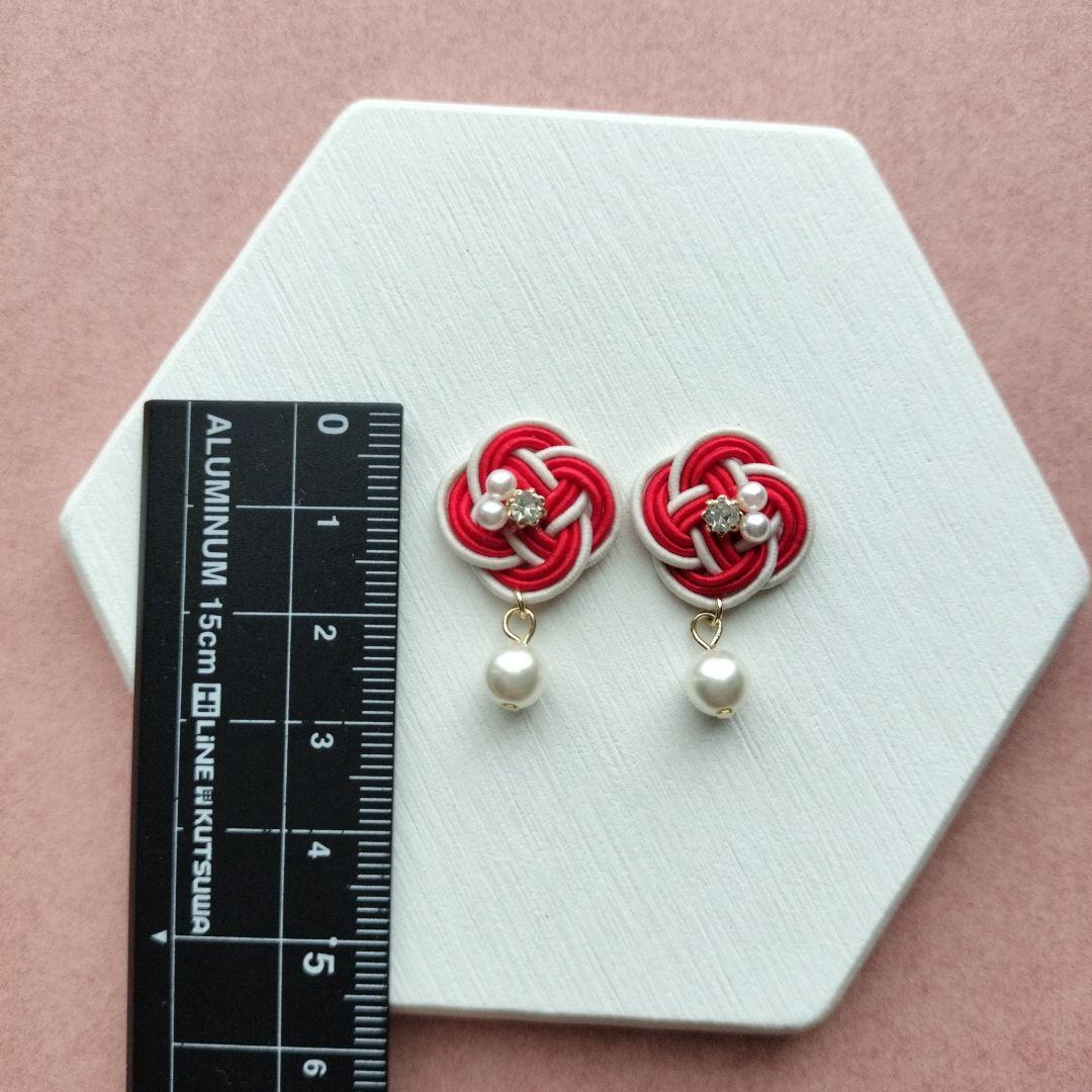 水引イヤリング/ピアスNo.291