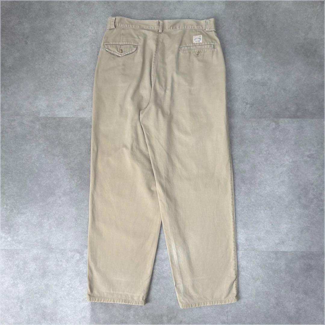 90s USA製 初期タグ ポロラルフローレン ポロチノ チノパン 34×30