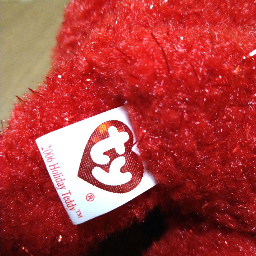 ty ぬいぐるみ クマ ビーニーベイビーズ くま 赤熊