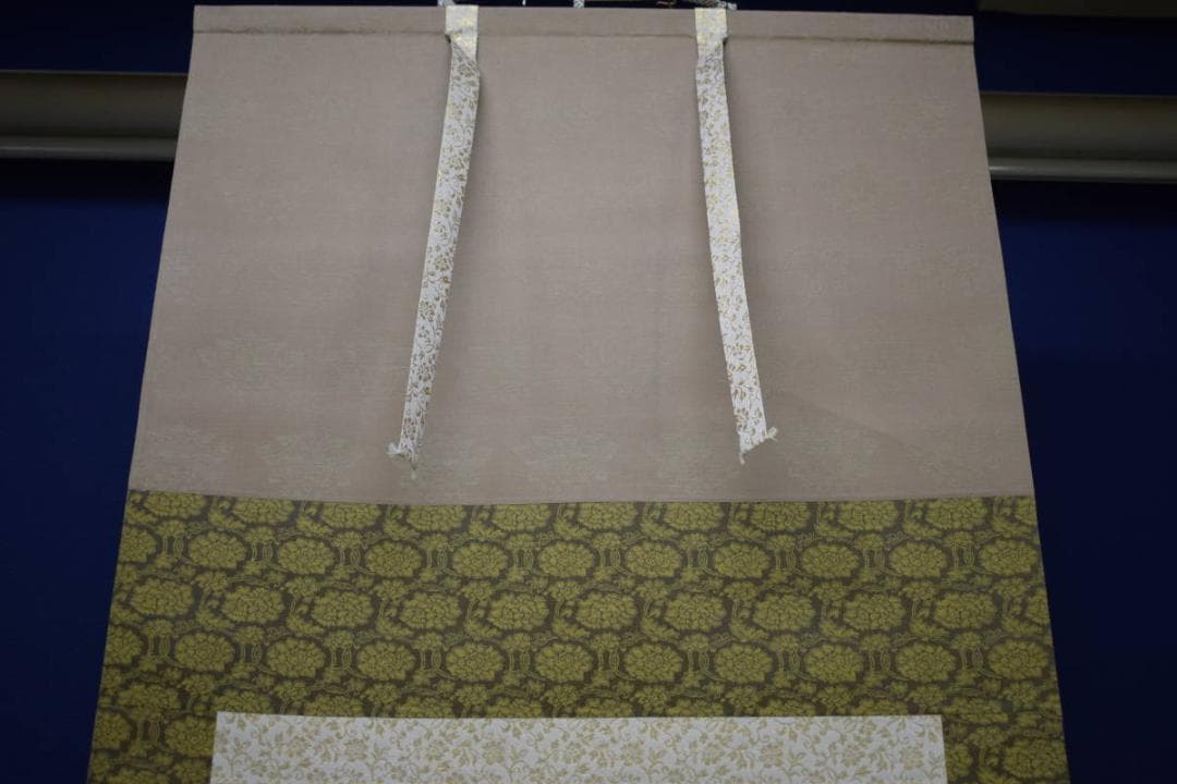 真作/大雪/山水人物図/布袋屋掛軸HI-211