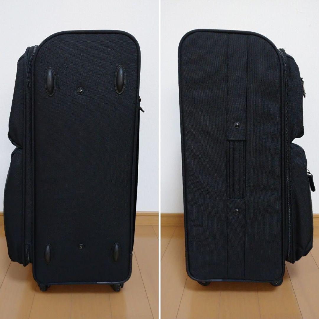 無印良品　四輪キャリーバッグ　黒　特大　58リットル　スーツケース 廃盤品