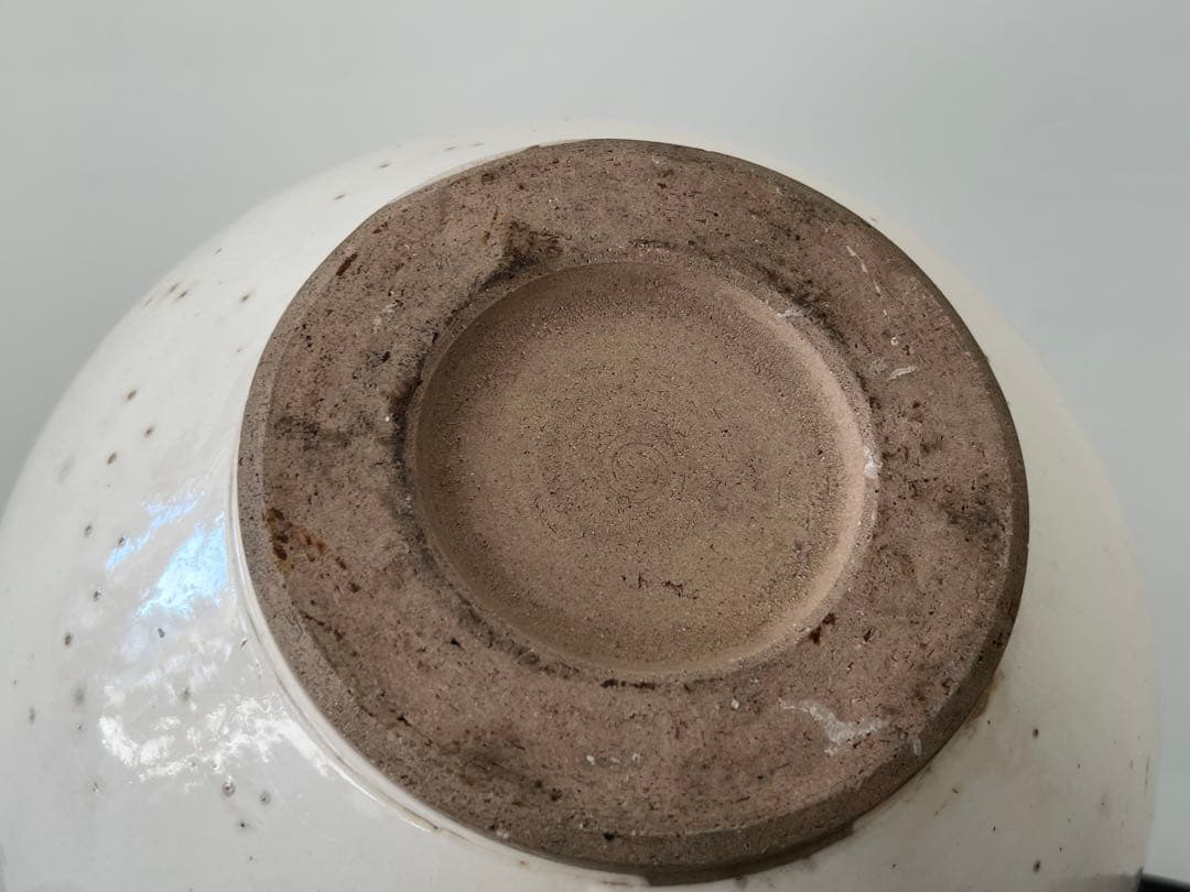 戦前 平清水焼 白磁鉢 ／ こね鉢 白磁ボウル デルフト