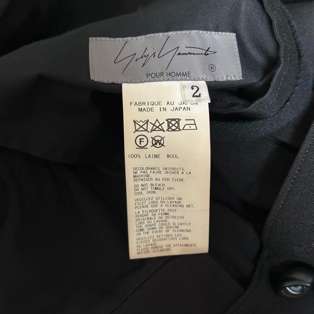 【希少】2 Yohji Yamamoto サルエルパンツ パッチワーク ボタン