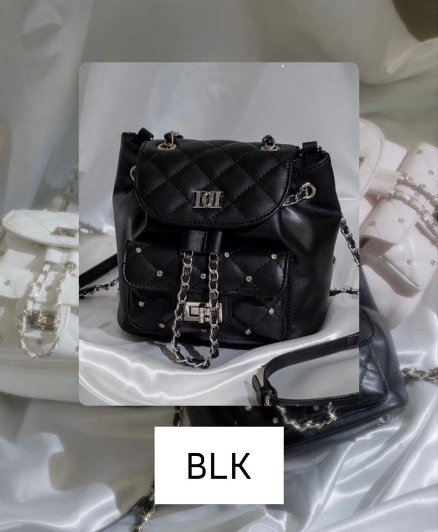 darich キルティングビジューミニリュック