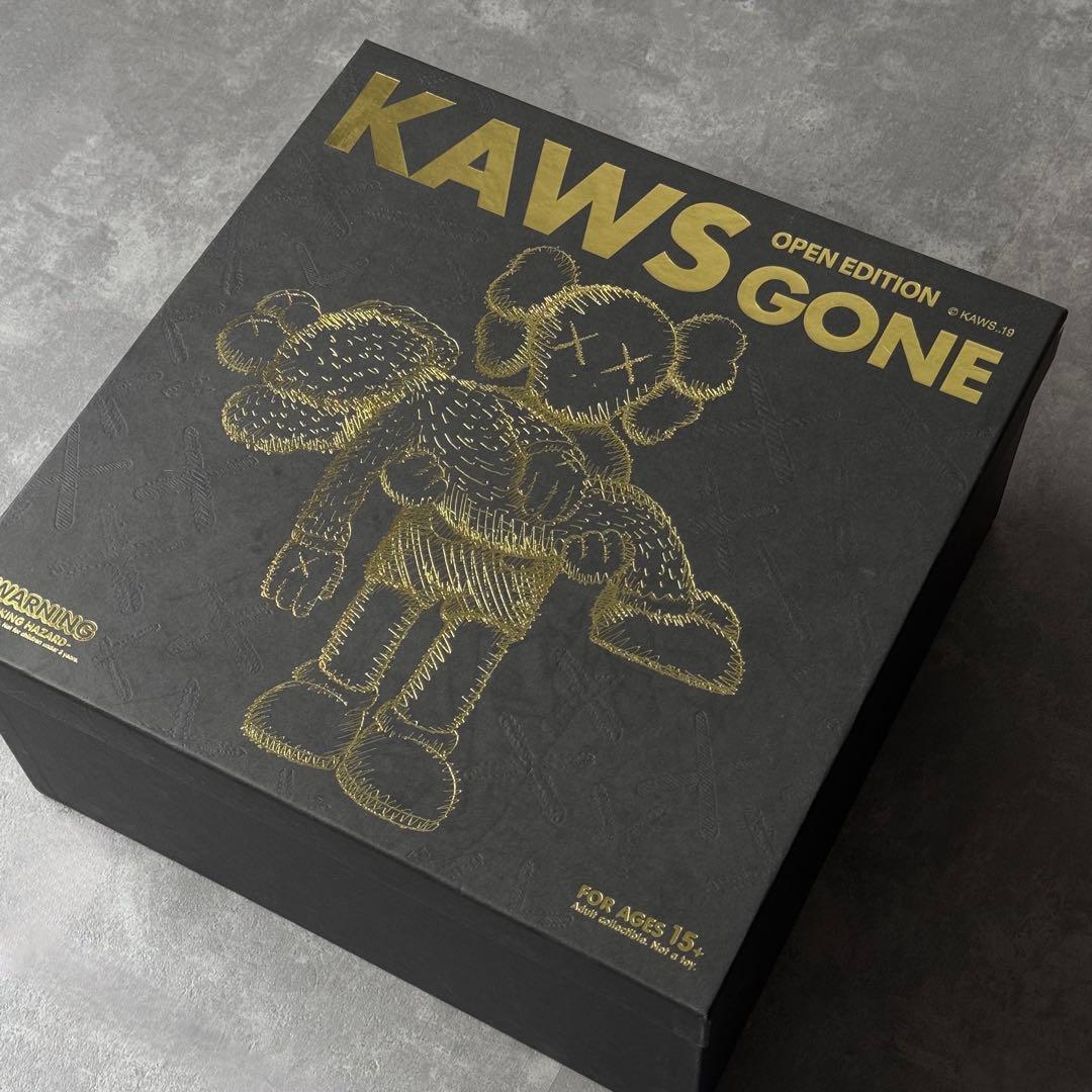 【美品・未使用品】KAWS GONE BLACK OPEN EDITION