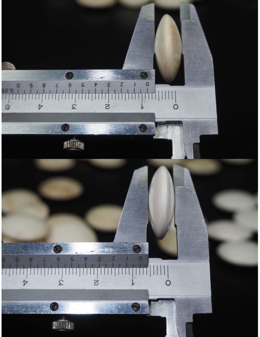 送料無料 日向特製　蛤碁石31号・碁笥セット　旧家蔵出